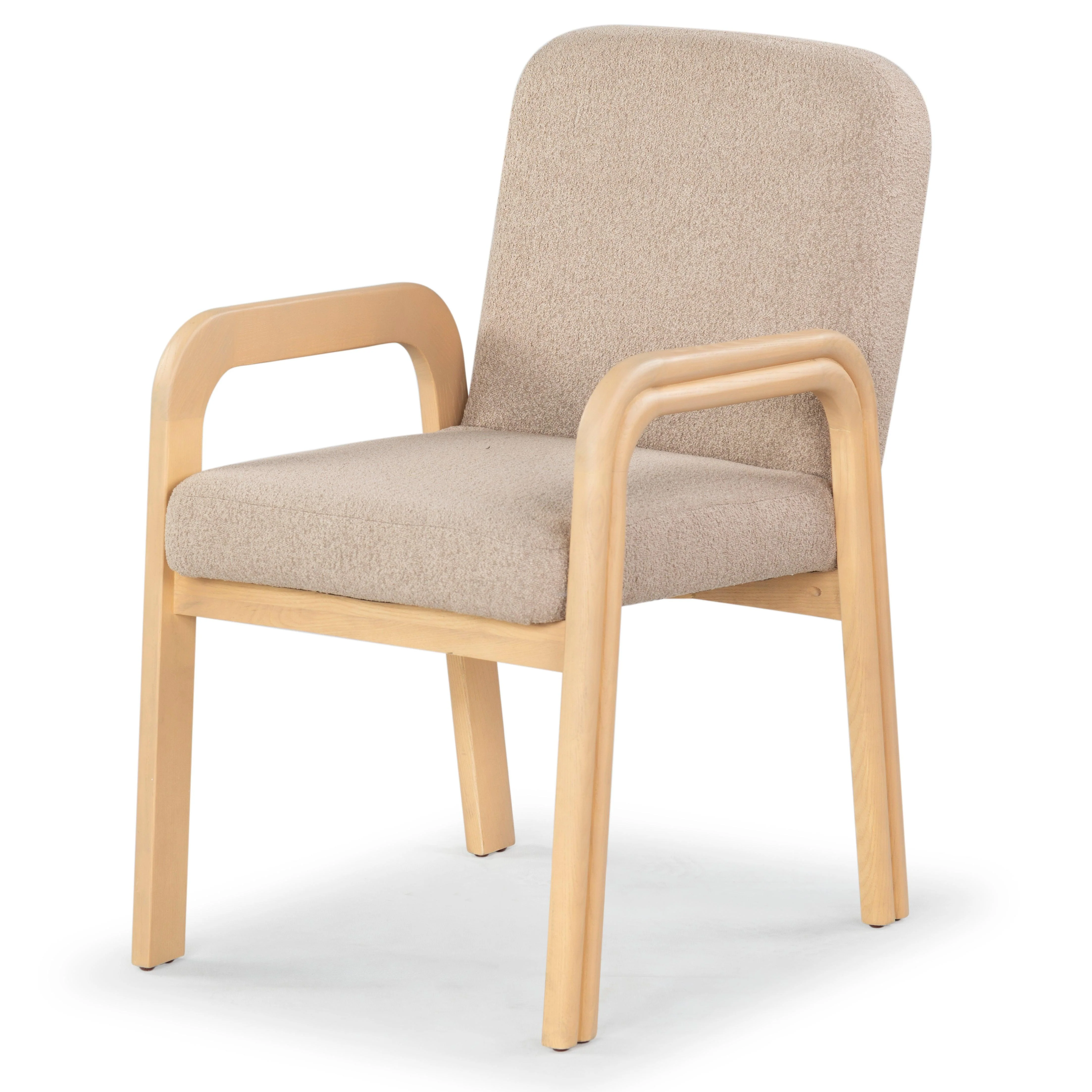 ROSLINA BOUCLE DINING CHAIR - Frankwebs