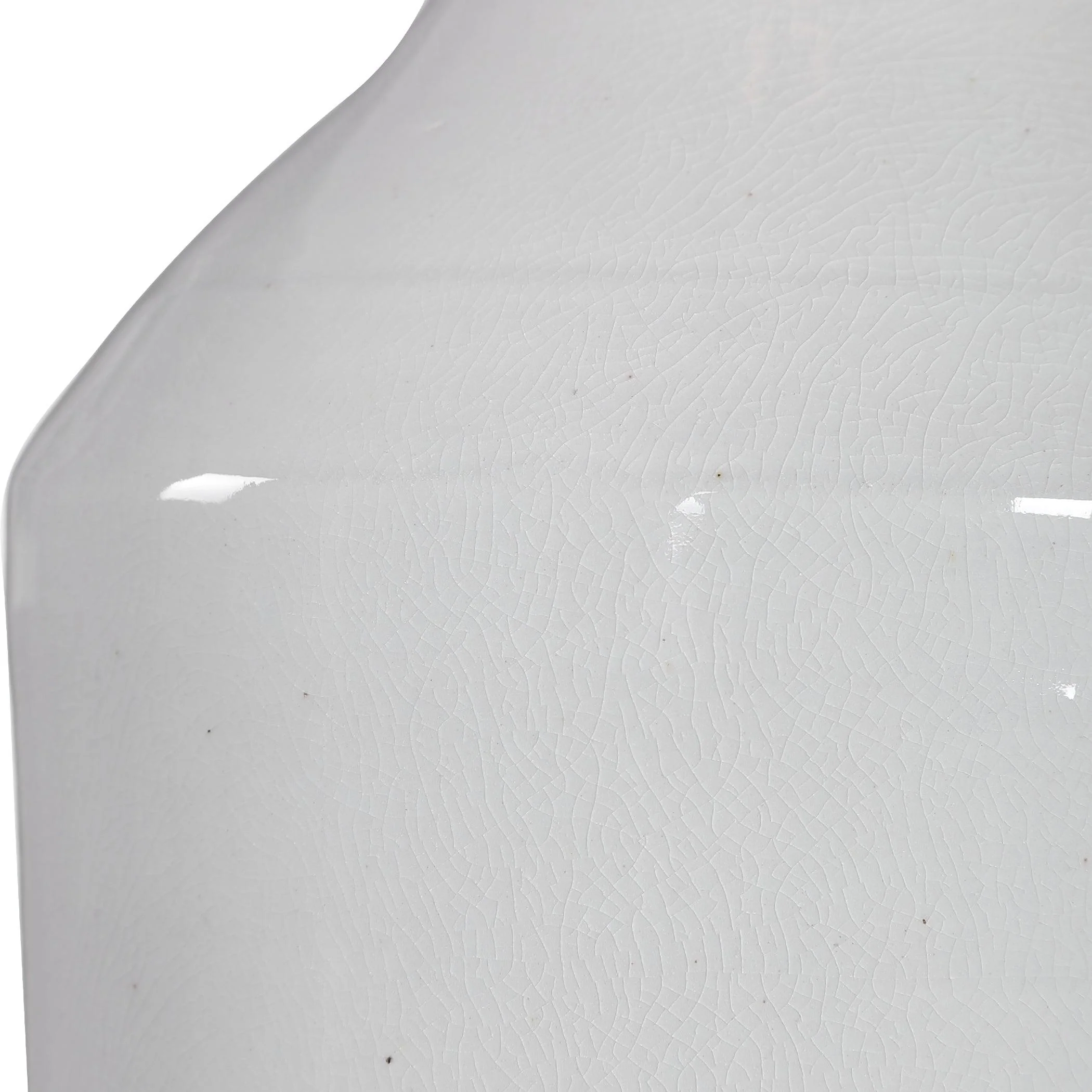 DAKOTA WHITE CRACKLE TABLE LAMP - Frankwebs