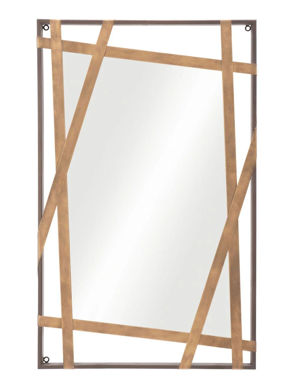 Tolix Mirror Antique Gold & Black - Frankwebs