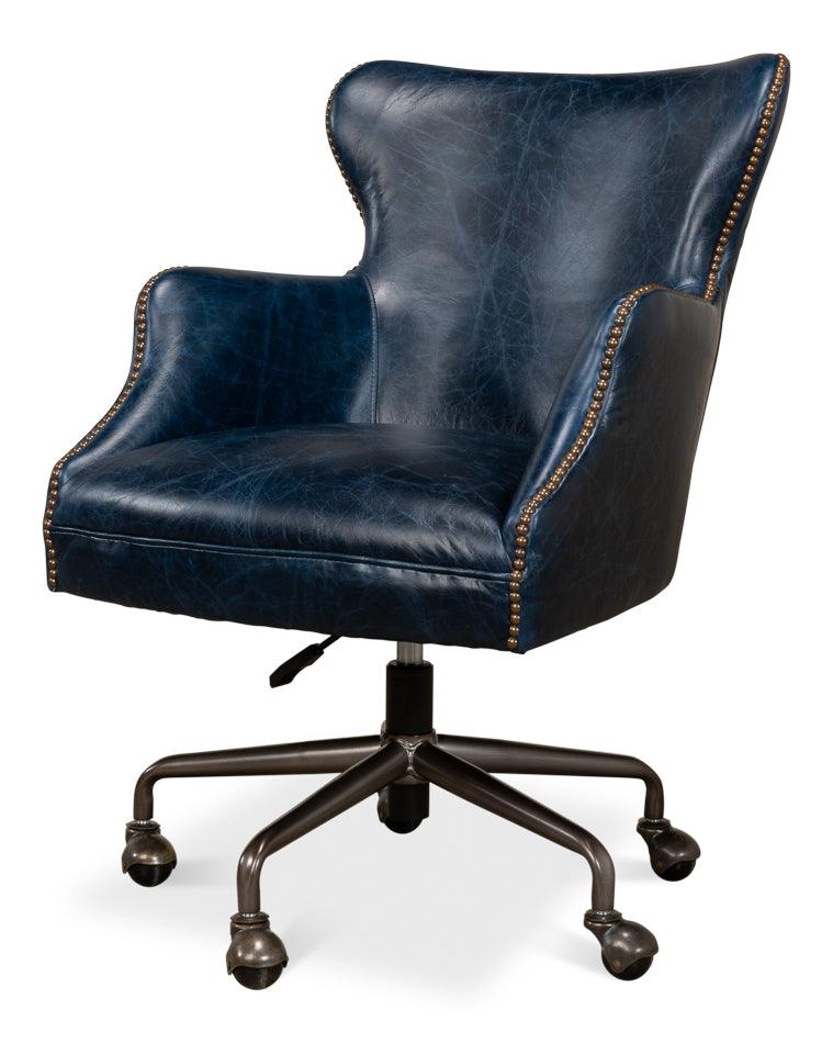 Andrew Jackson Desk Chair - Chateau Blue - Frankwebs