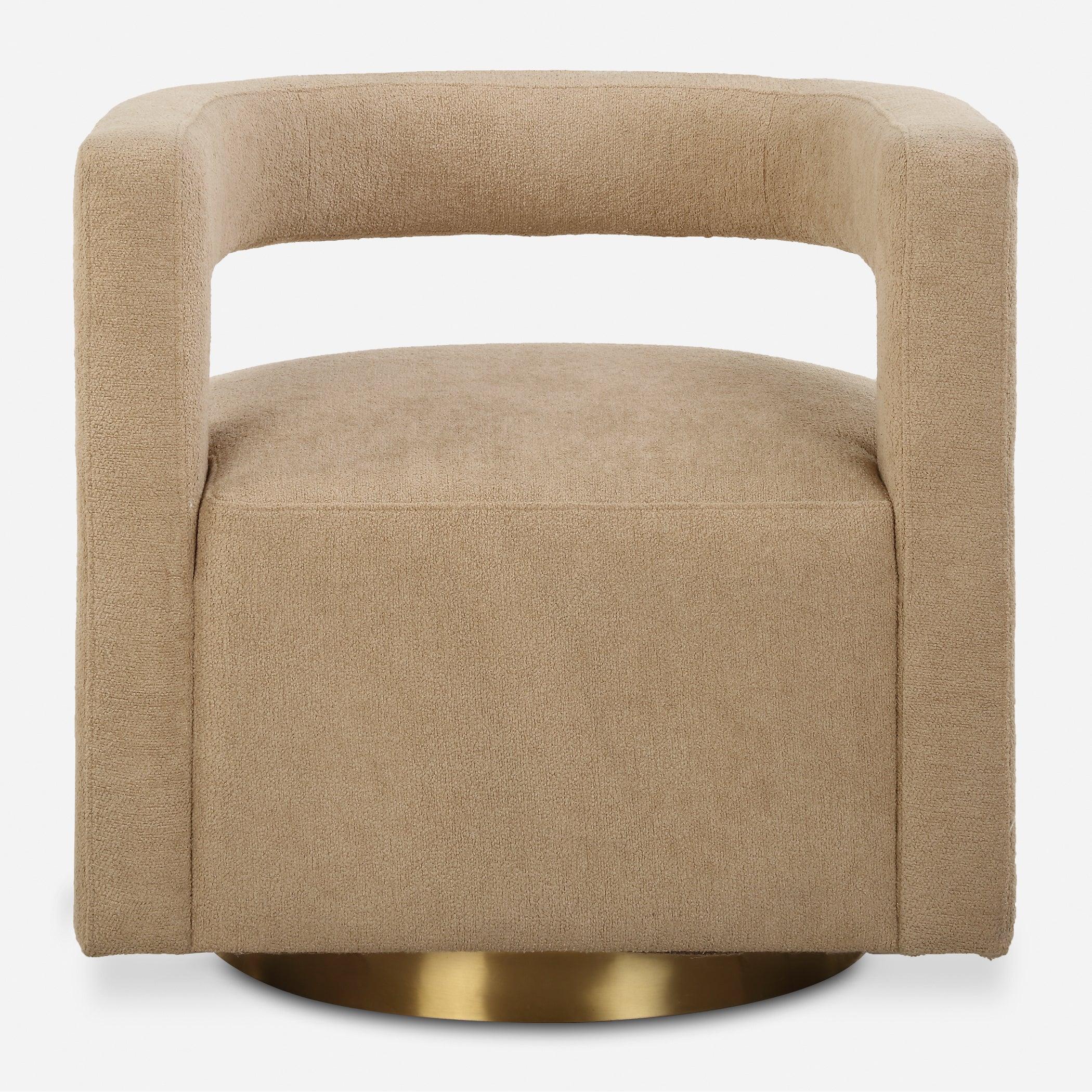 Grounded Modern Swivel Chair - Frankwebs