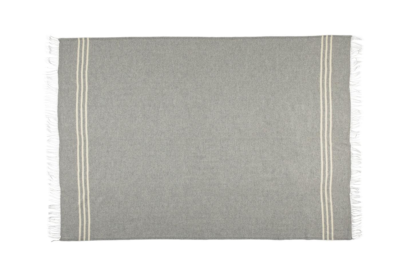 Newberry Woven Throw Grey - Frankwebs