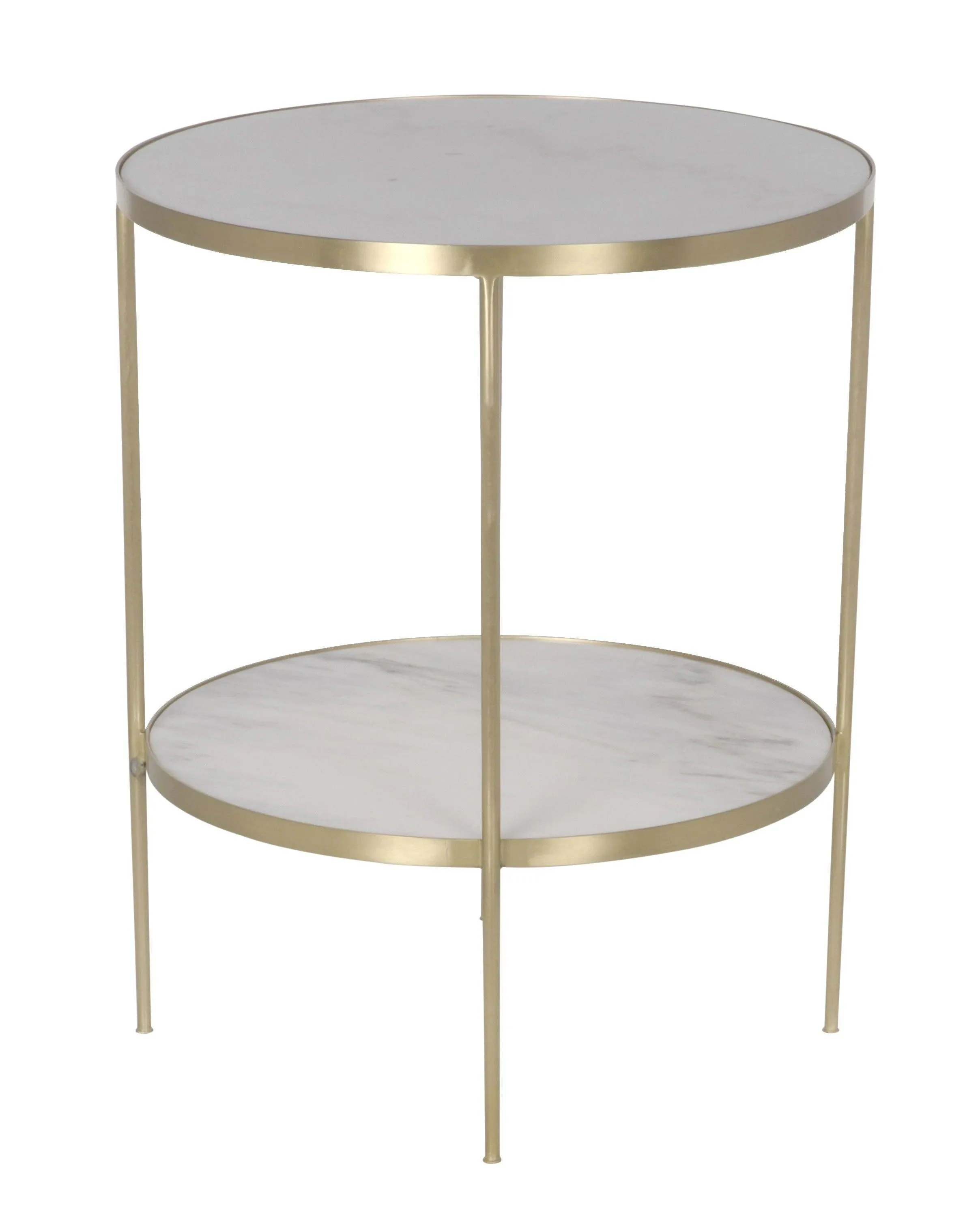 Rivoli Side Table - Antique Brass - Frankwebs
