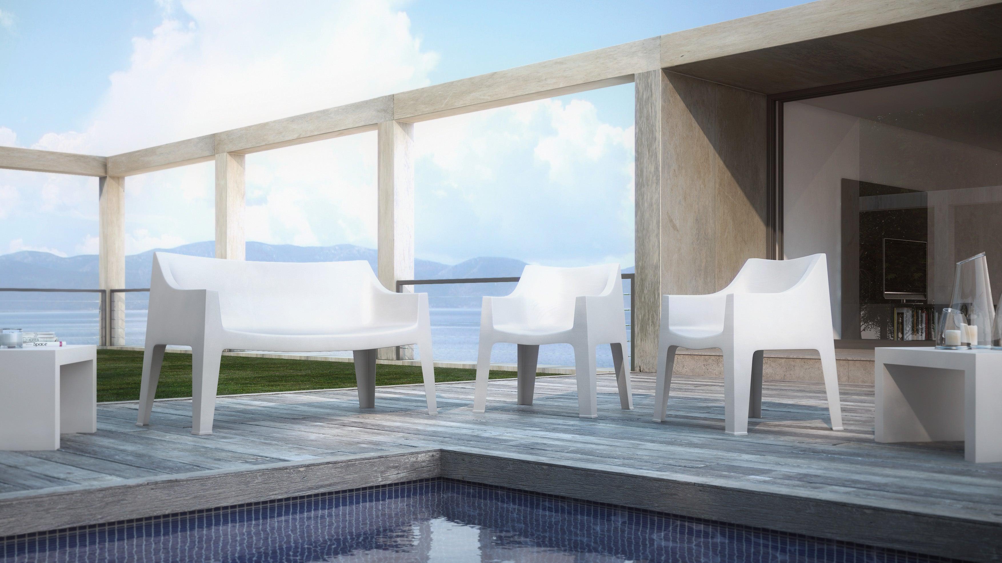 Abby Side Table in High Gloss White - Frankwebs