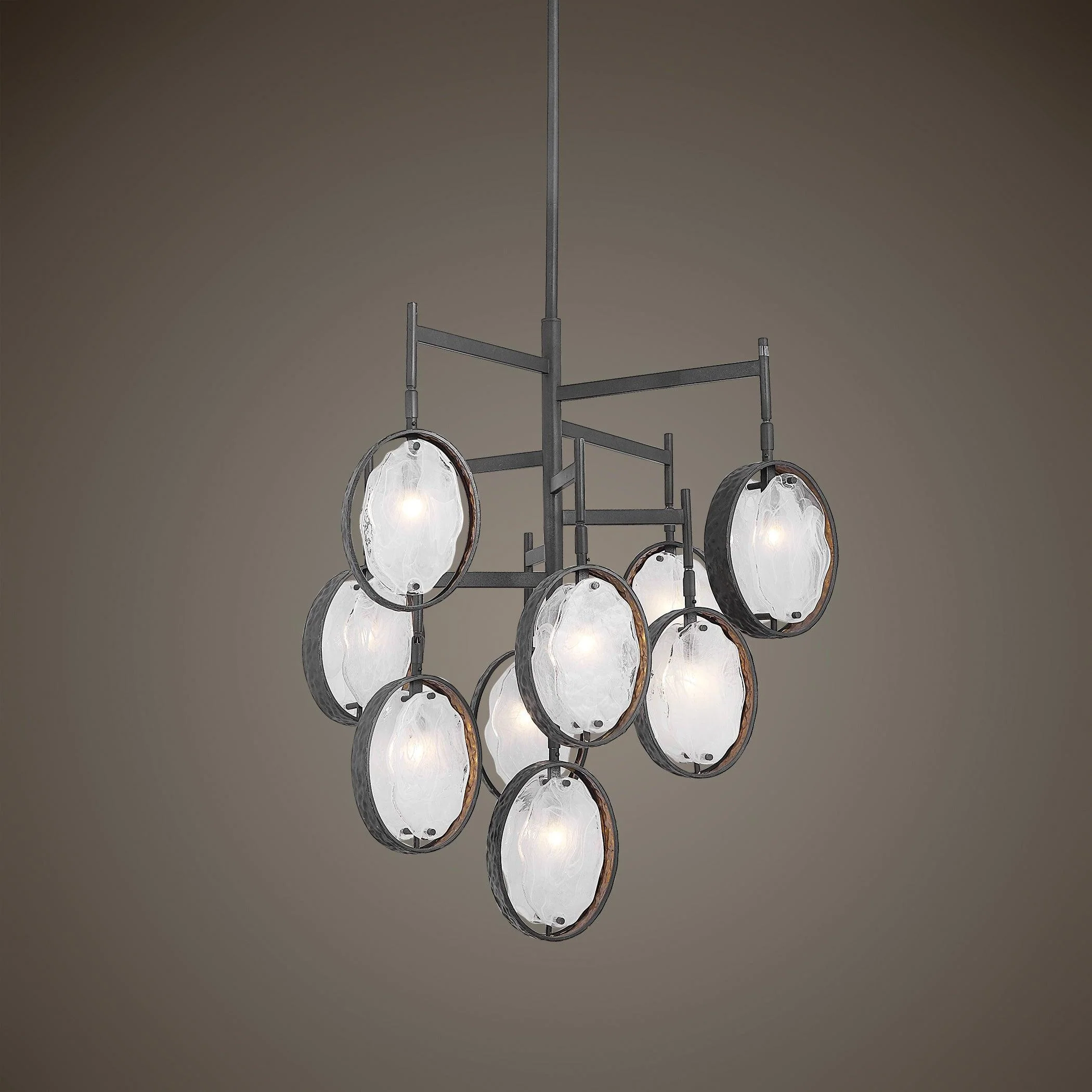 MAXIN DARK BRONZE 9 LIGHT CHANDELIER - Frankwebs