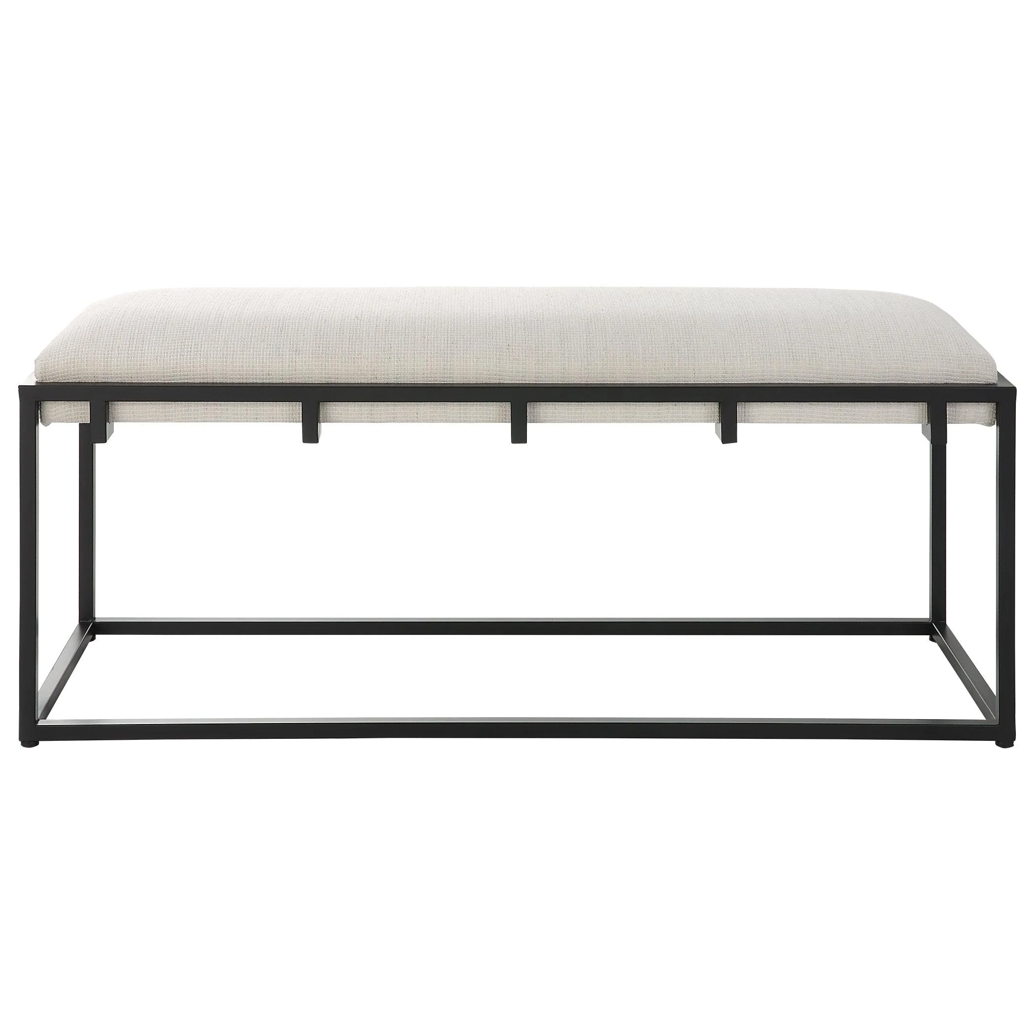 Paradox Iron & Fabric Bench - Frankwebs