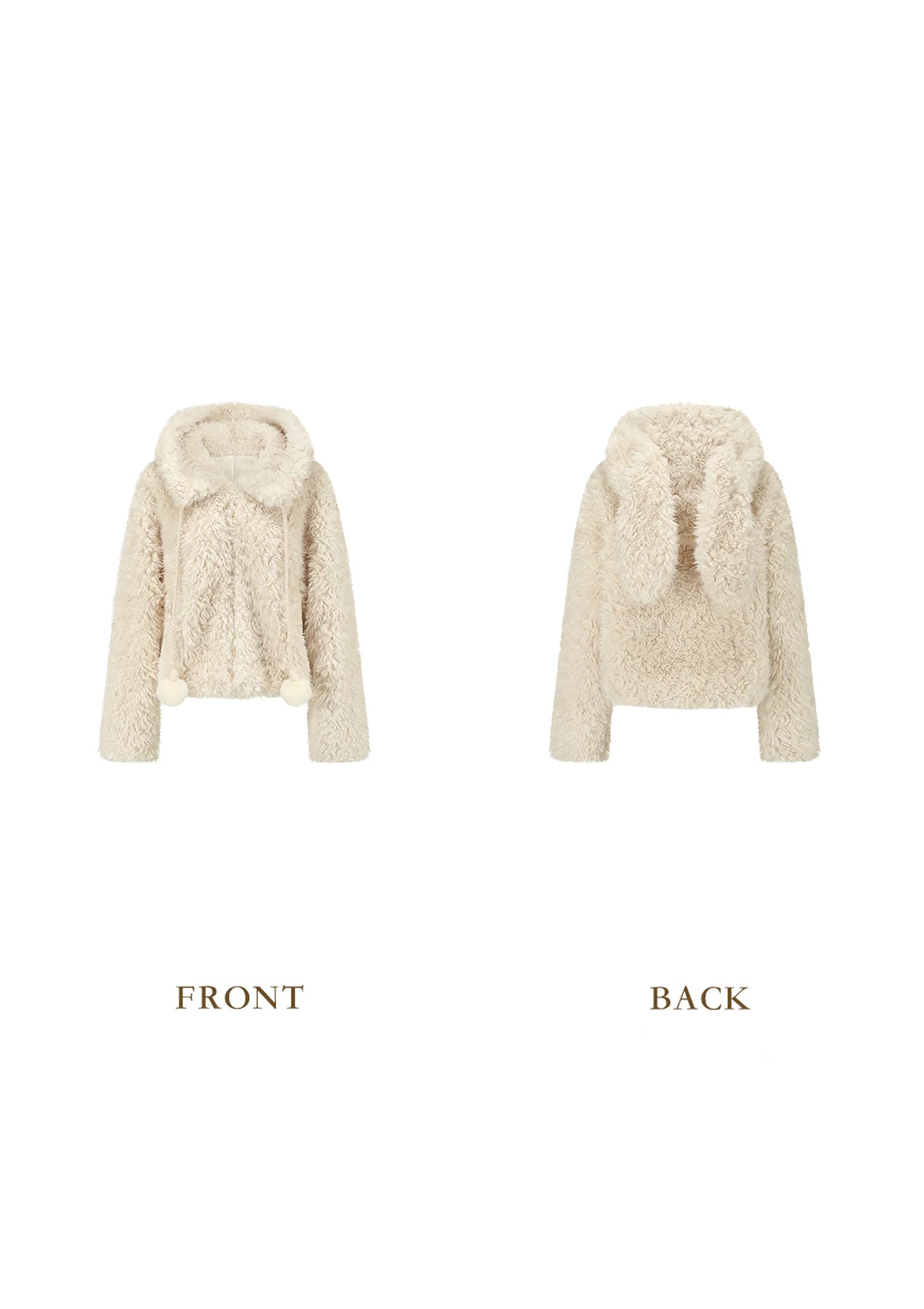 Berry Katie Rabbit Plush Coat - Frankwebs