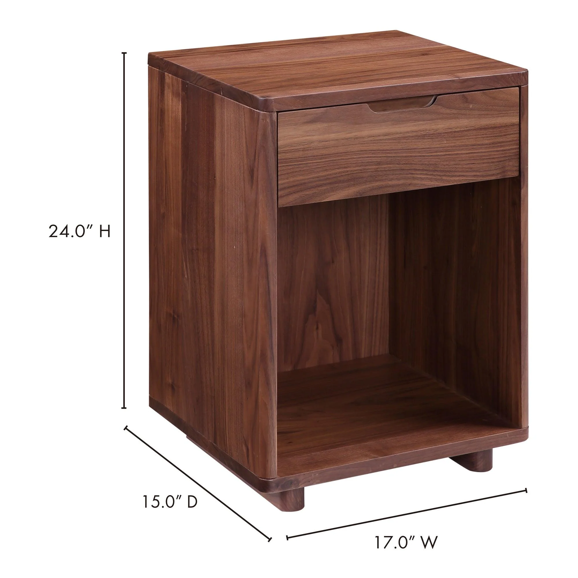 Osamu Walnut Nightstand - Frankwebs