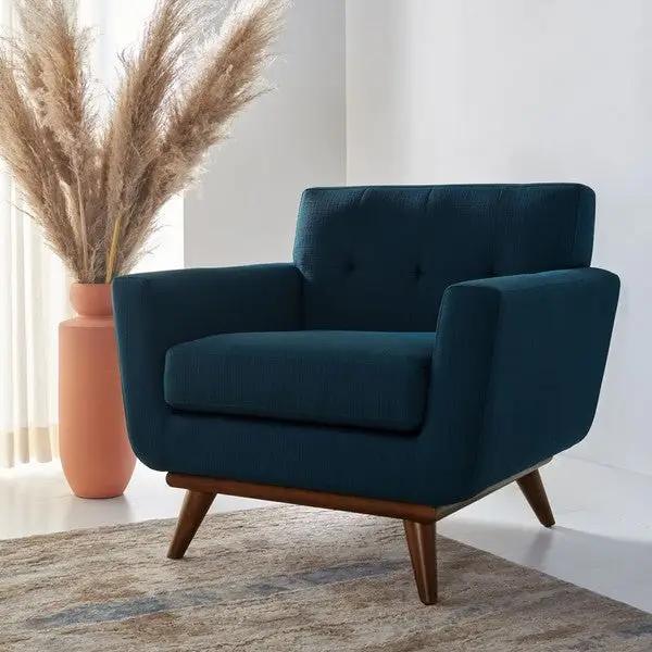 OPAL LINEN TUFTED ARM CHAIR - Frankwebs