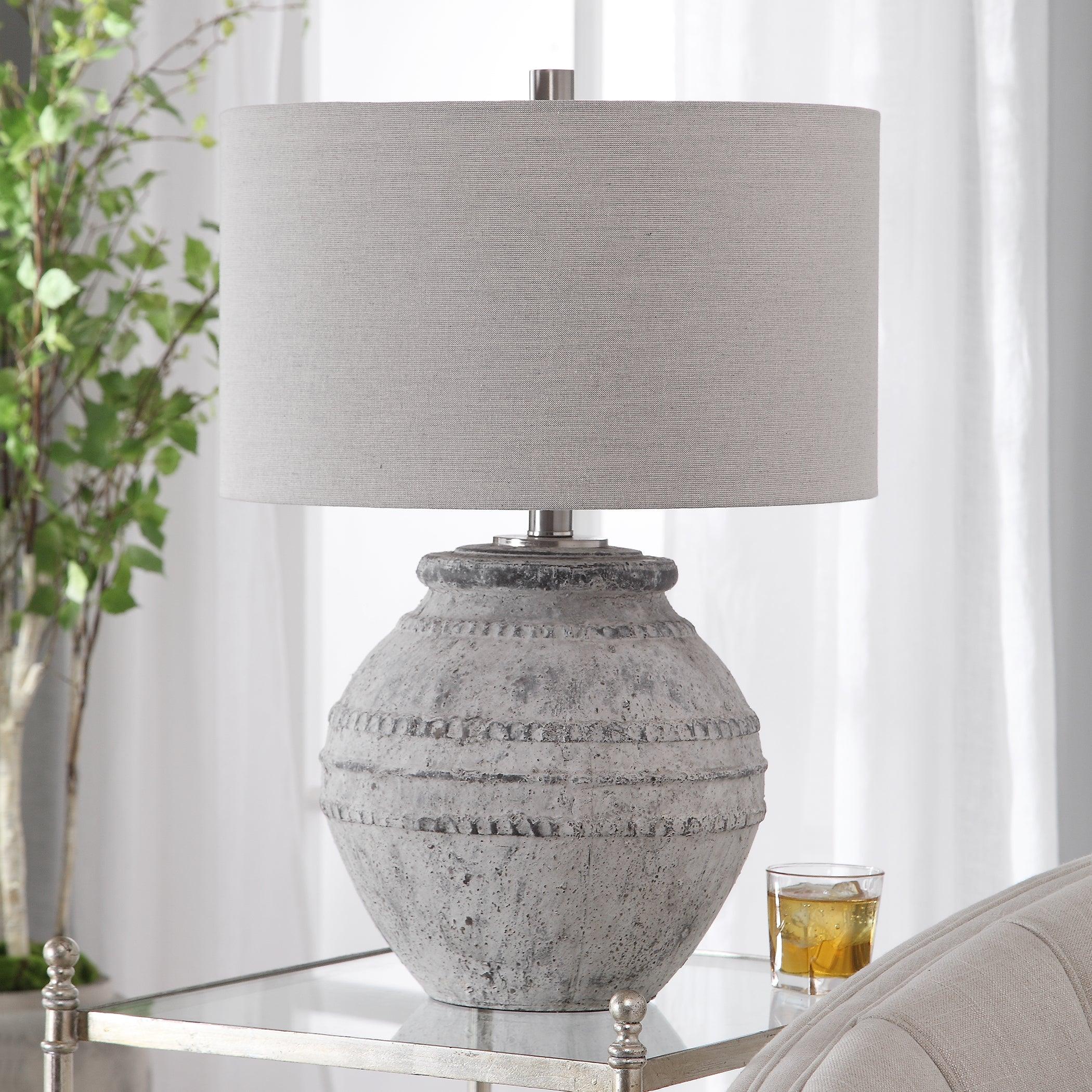 MONTSANT STONE TABLE LAMP - Frankwebs