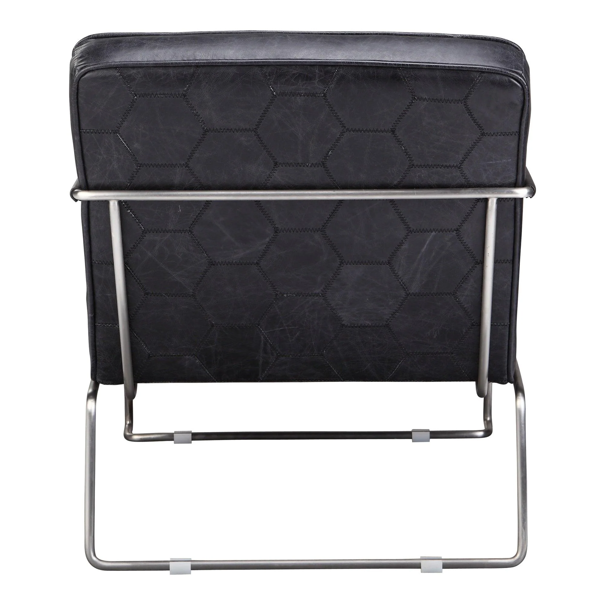 Desmond Club Chair Onyx Black Leather - Frankwebs