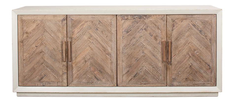 Hollis 4 Door Sideboard - Ant.White - Frankwebs