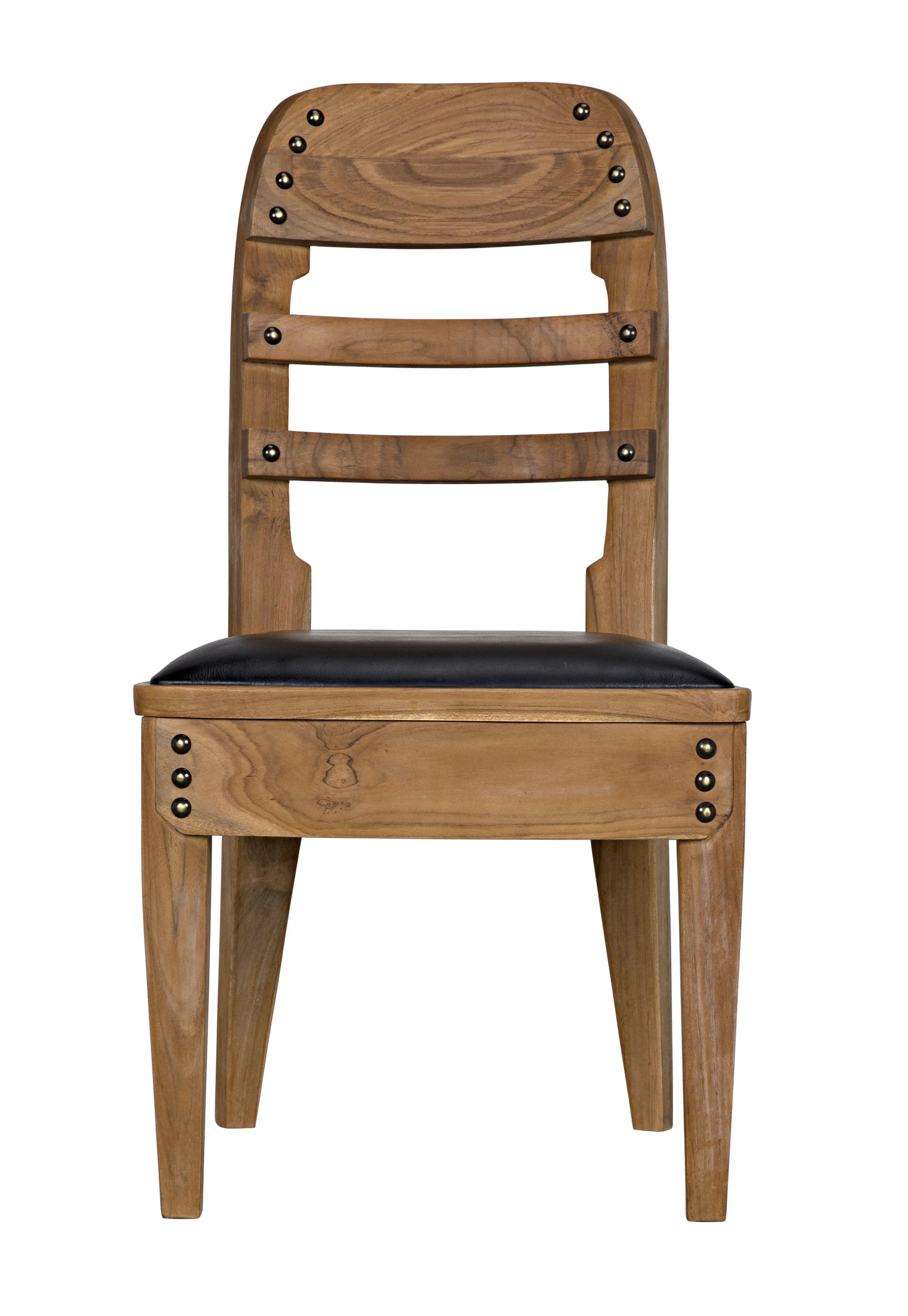 Laila Chair, Teak with Leather - Frankwebs
