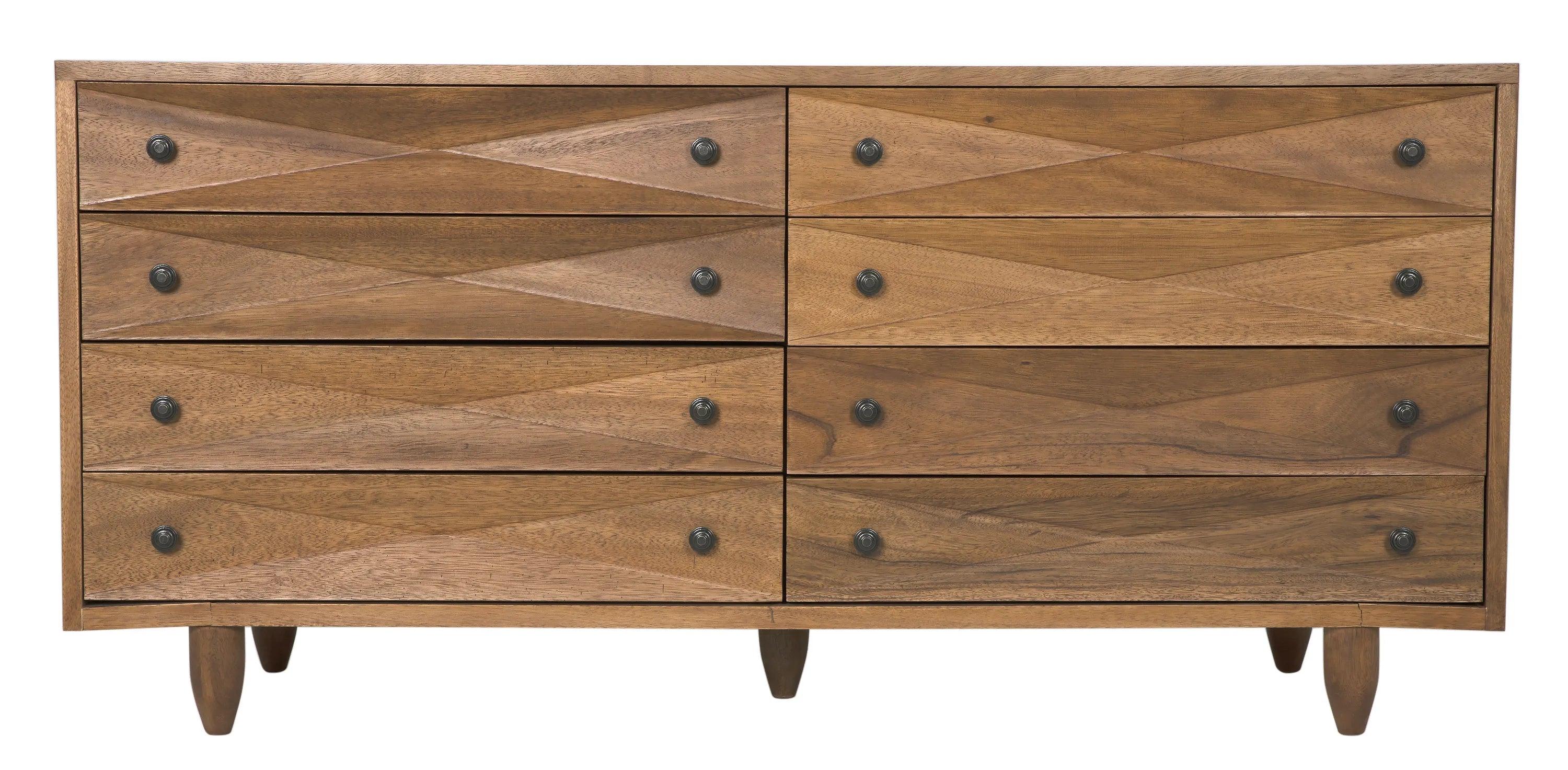 Diamond Double Chest, Dark Walnut - Frankwebs