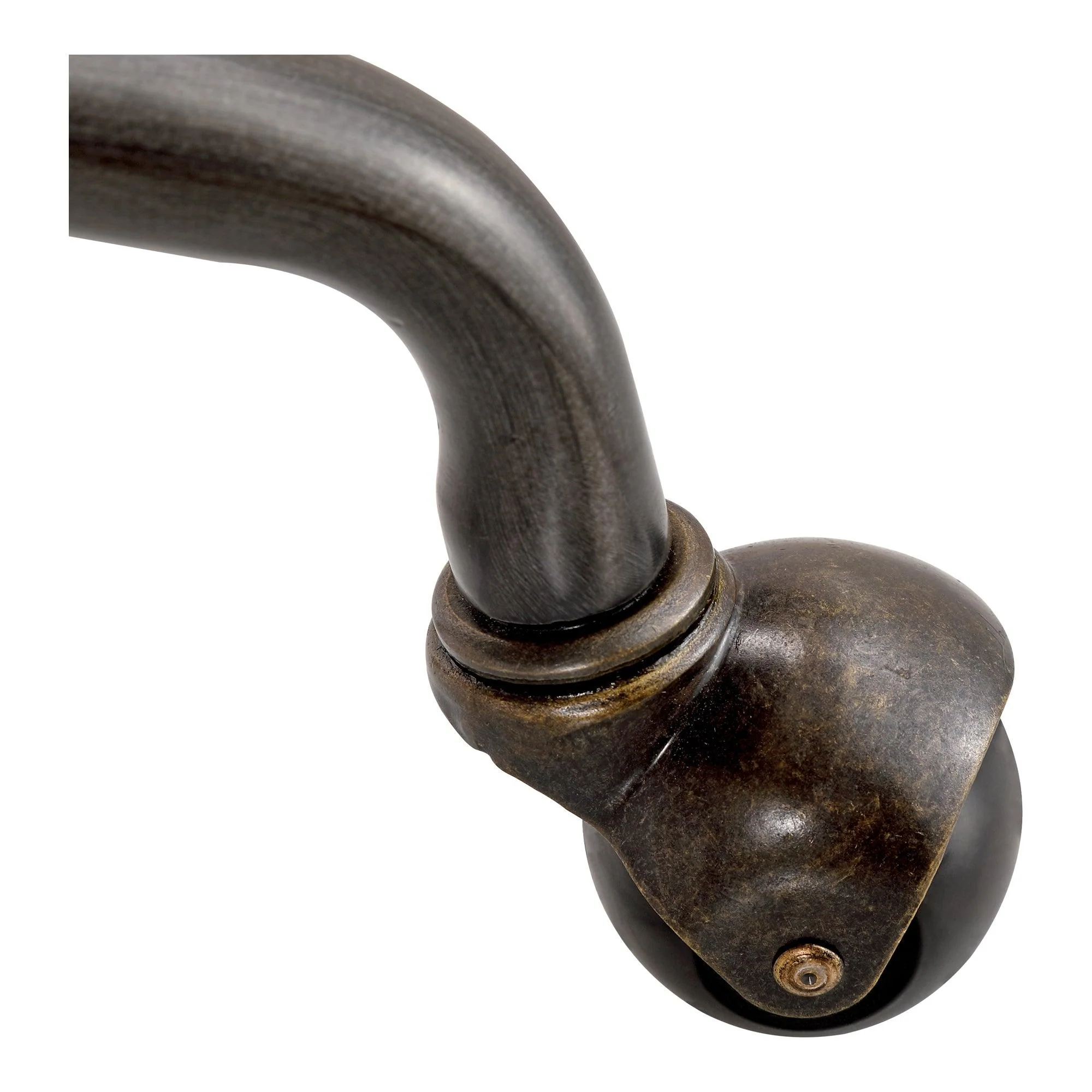 Foster Swivel Desk Chair Onyx Black Leather - Frankwebs