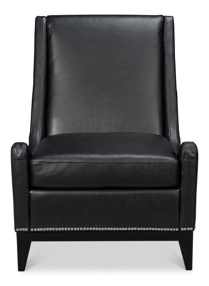 Brandy Accent Chair - Onyx Black - Frankwebs