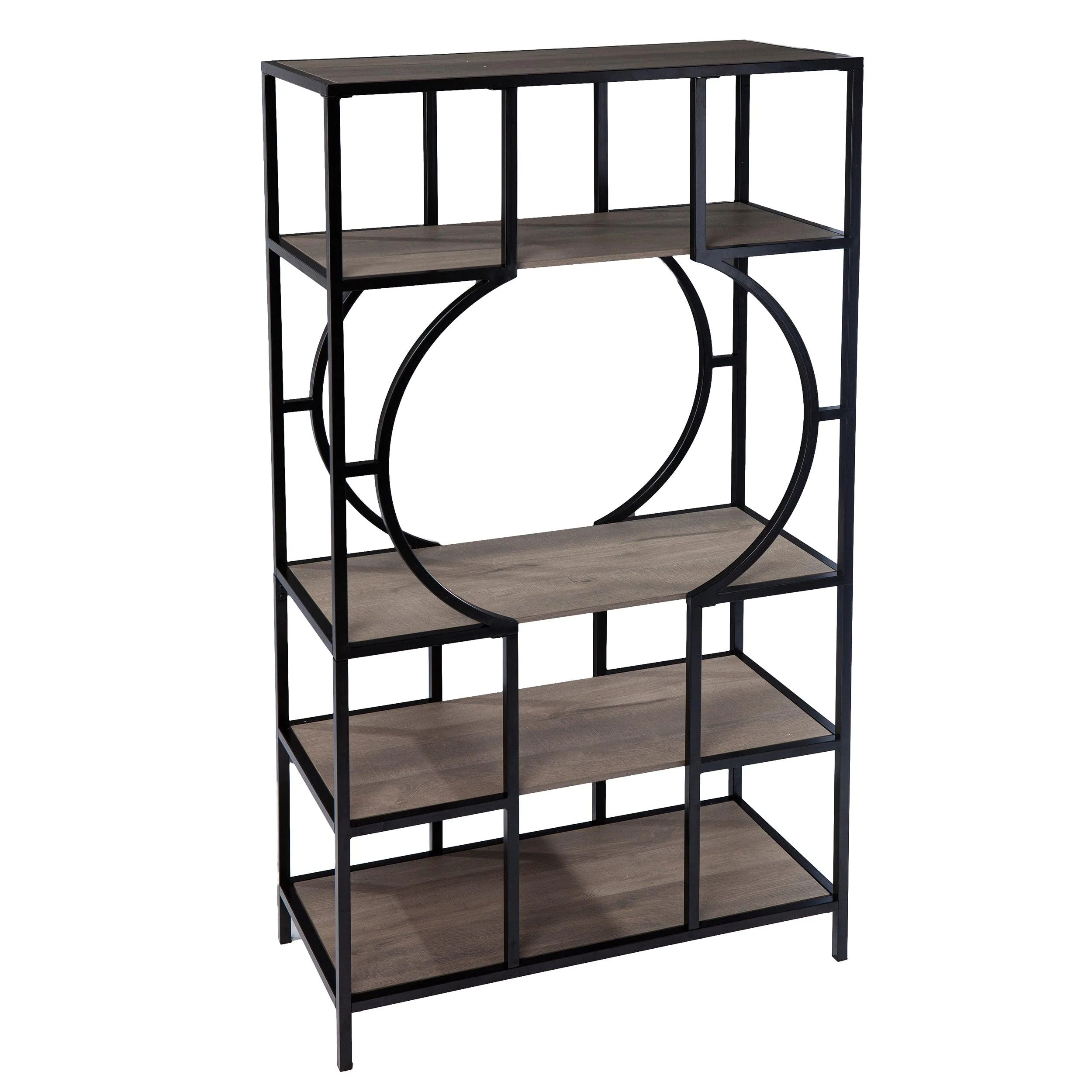 Tyberton 5-Tier Bookcase - Frankwebs