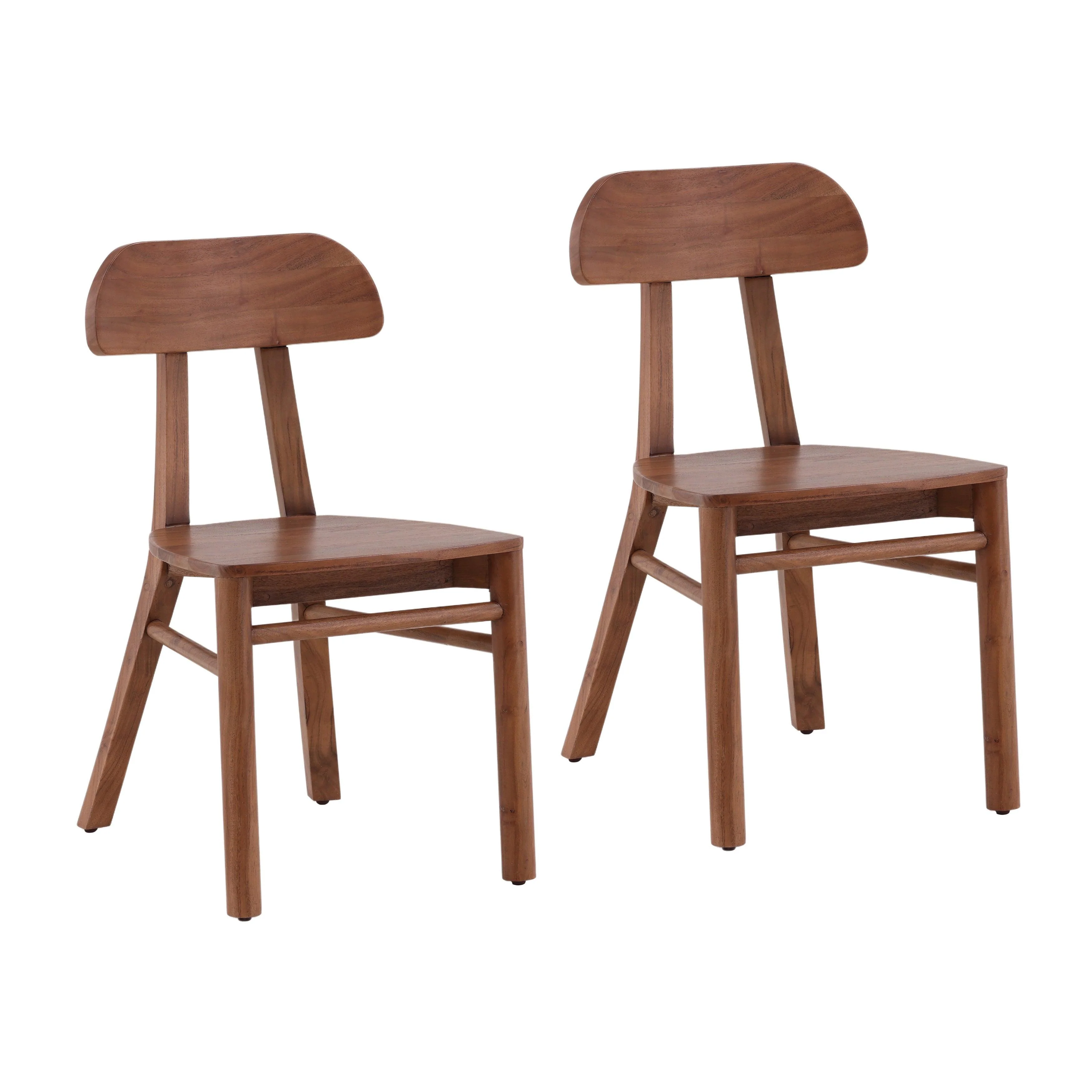 Orton Dining Chair Set of 2 Natural - Frankwebs