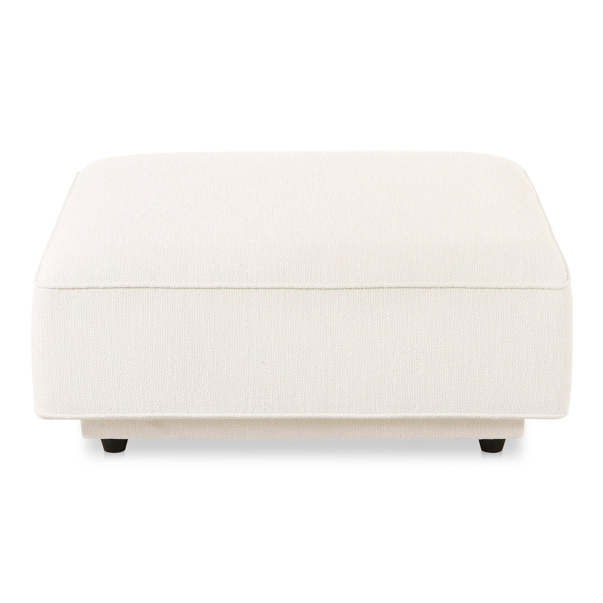 Rosello Ottoman White - Frankwebs