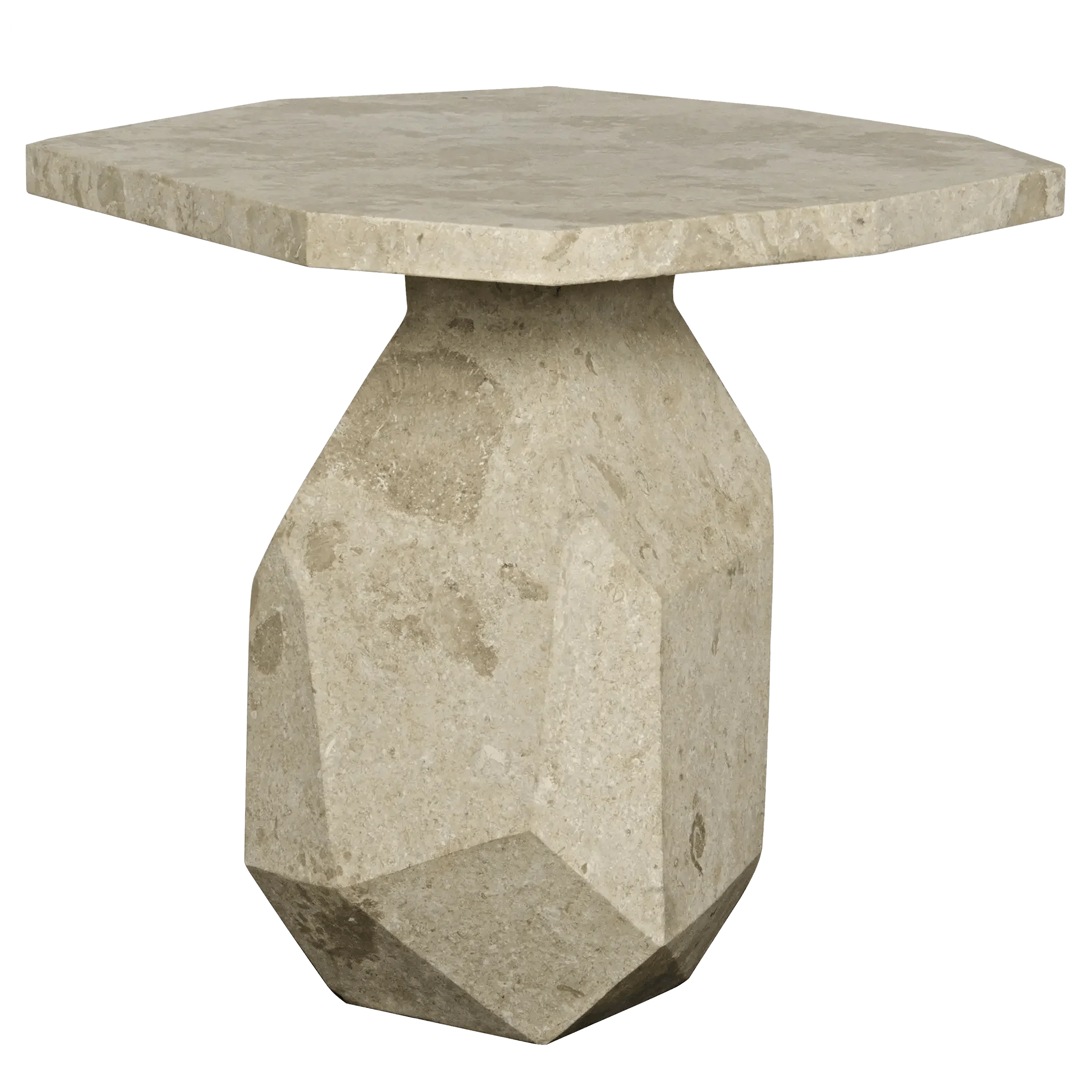 Polyhedron Side Table - Natural - Frankwebs