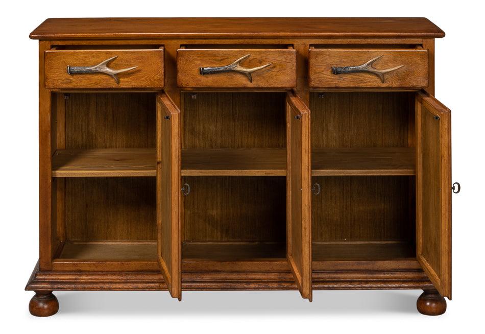 Elk Horn Pulls Sideboard - Brown - Frankwebs