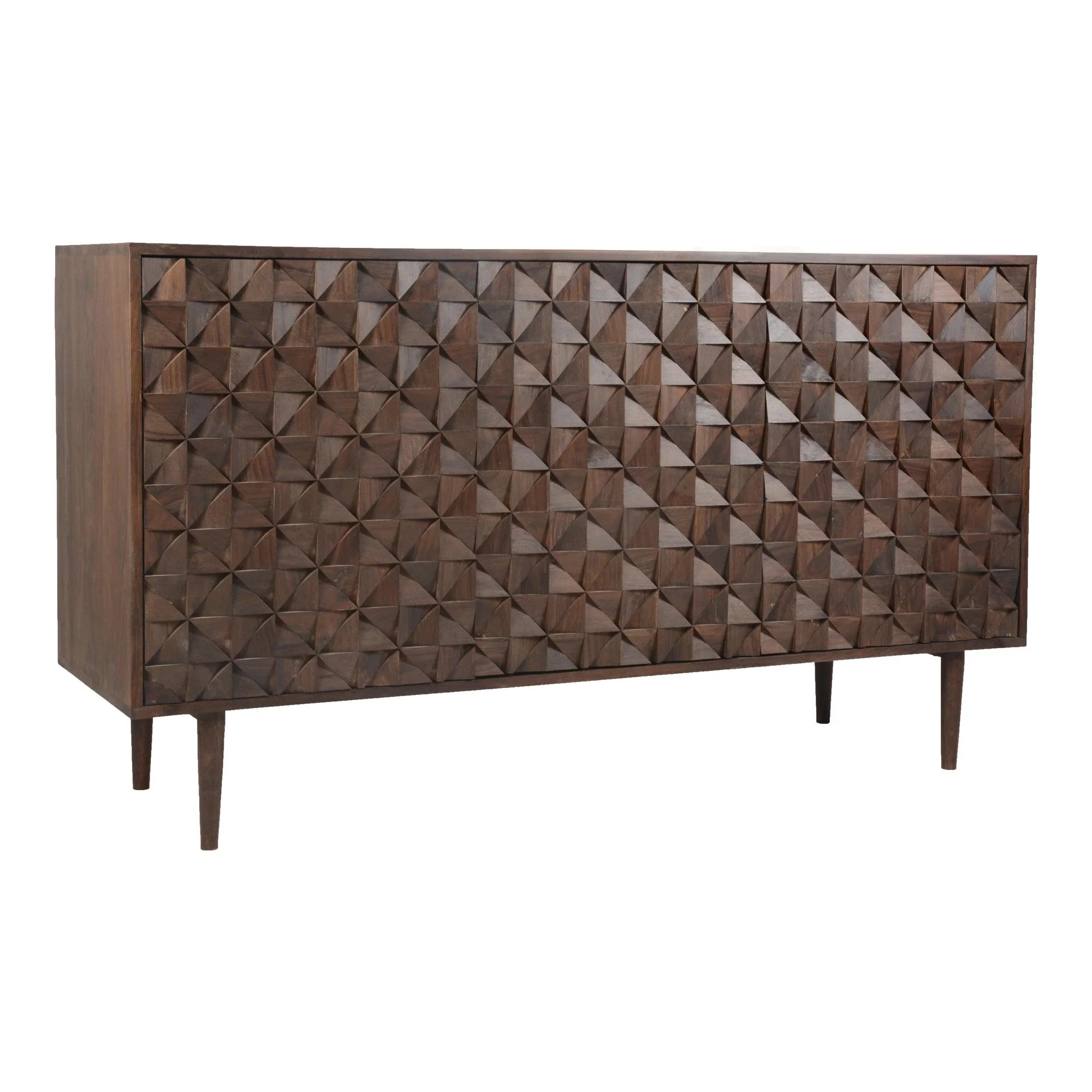 Pablo 3 Door Sideboard Brown - Frankwebs