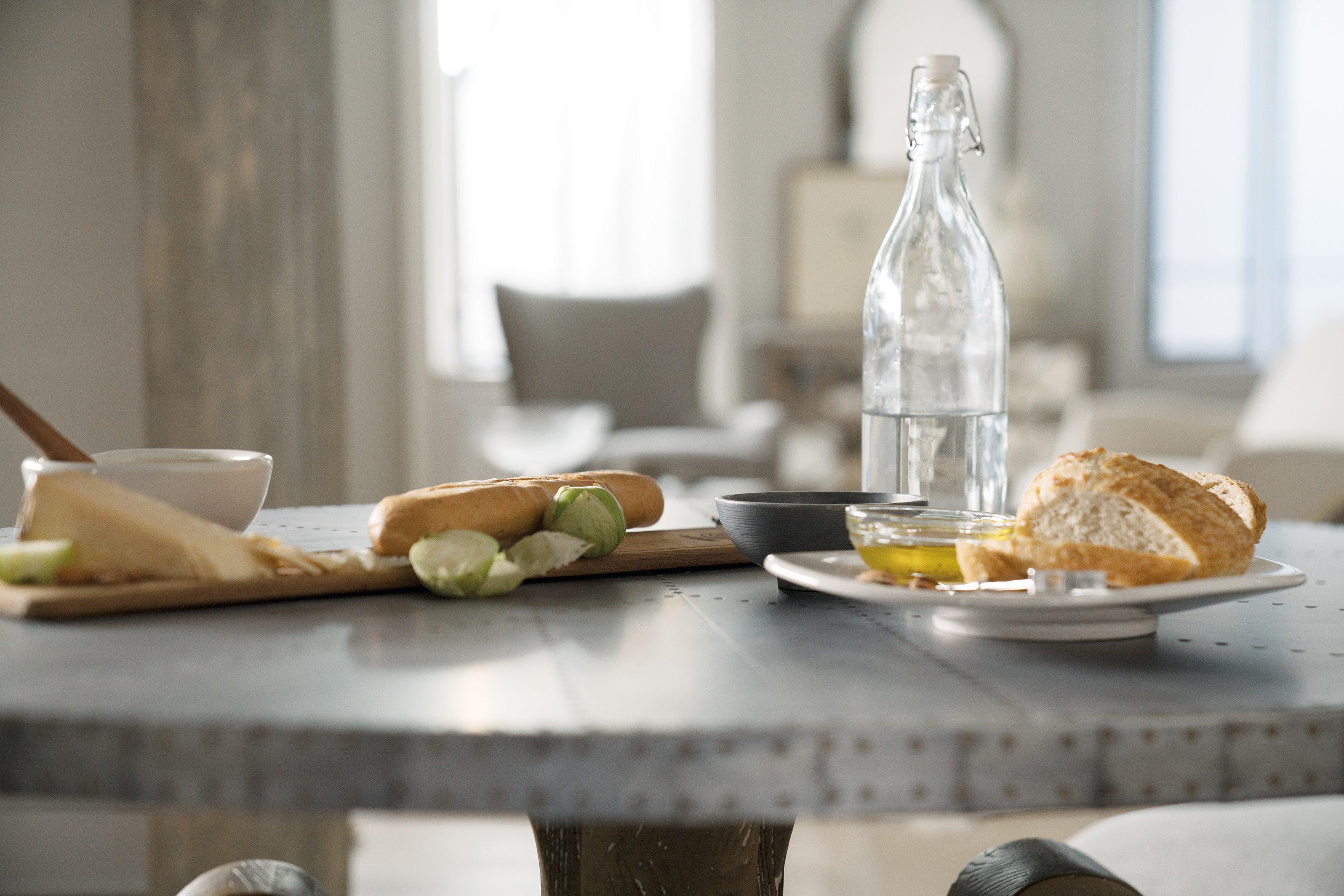 Boheme Ascension 60in Zinc Round Dining Table - Frankwebs