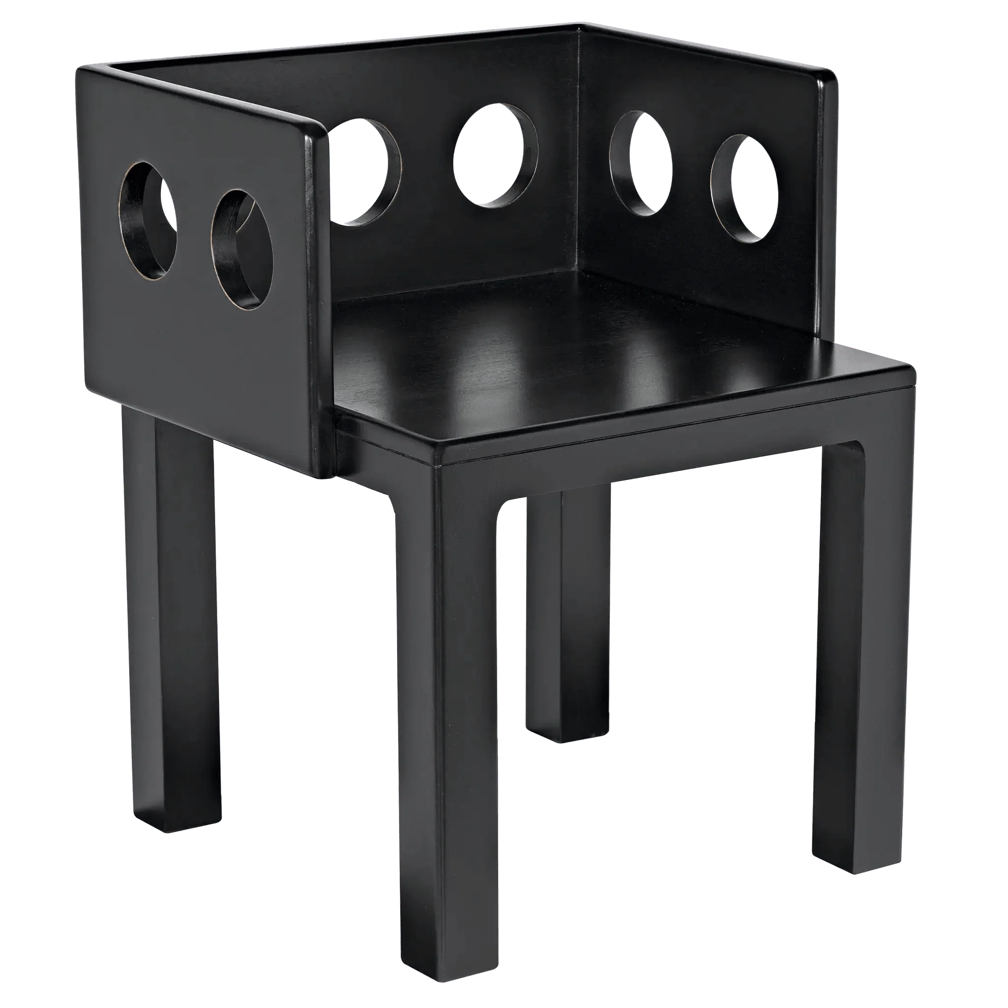 Elton Chair, Hand Rubbed Black - Frankwebs