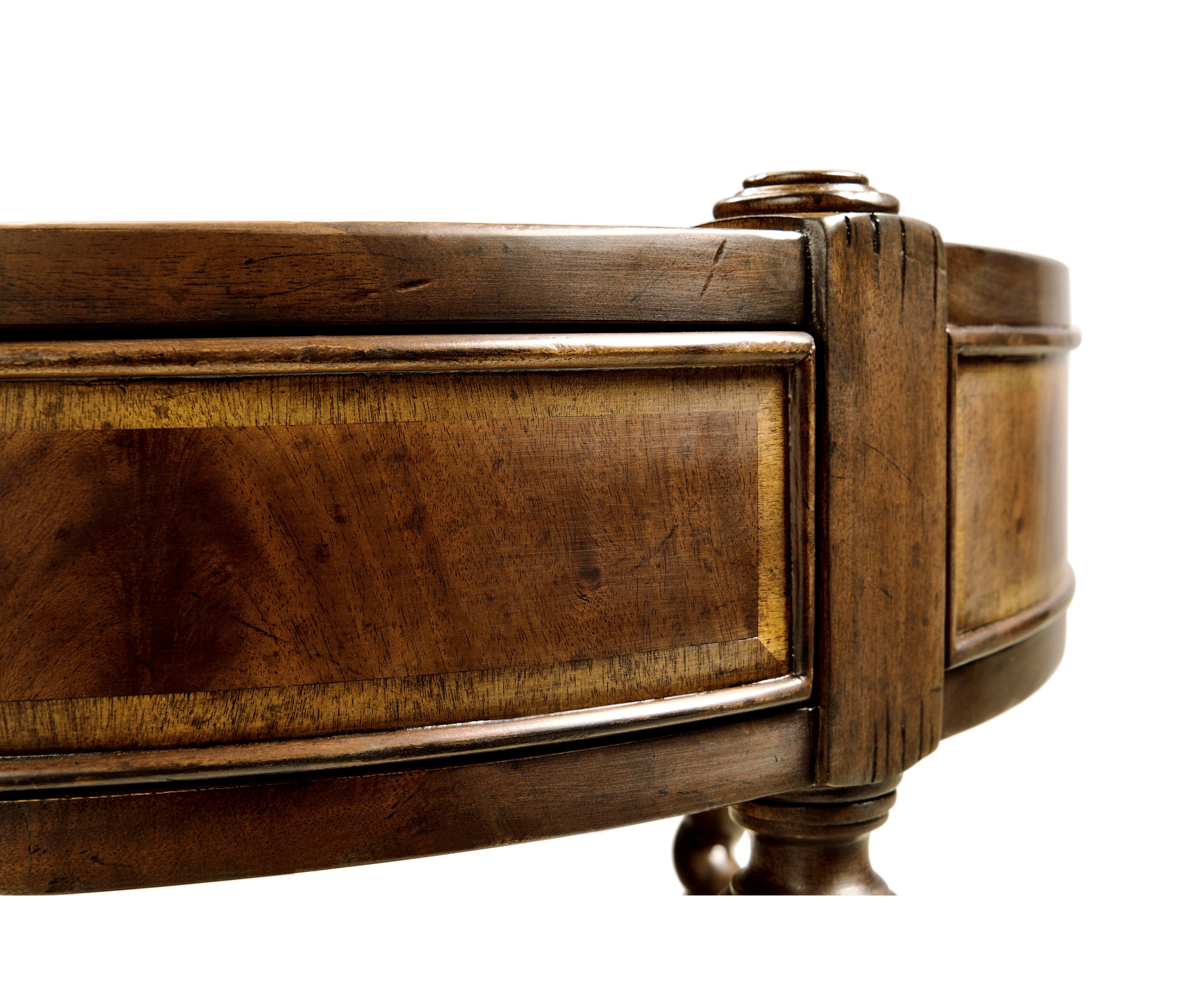 Regency Style Mahogany Round Side Table - Frankwebs