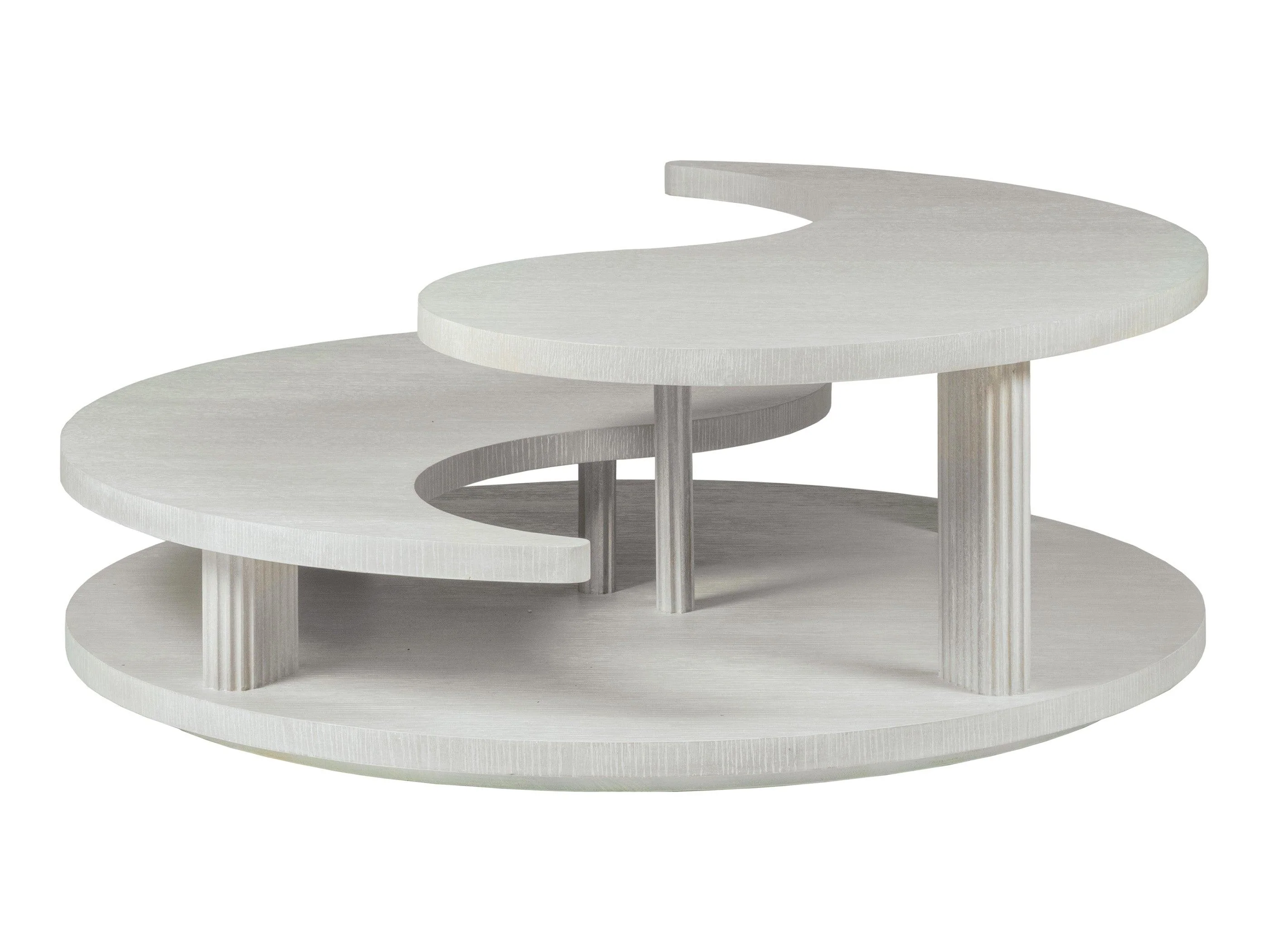 Signature Designs Misty Gray Yin Yang  Cocktail Table - Frankwebs