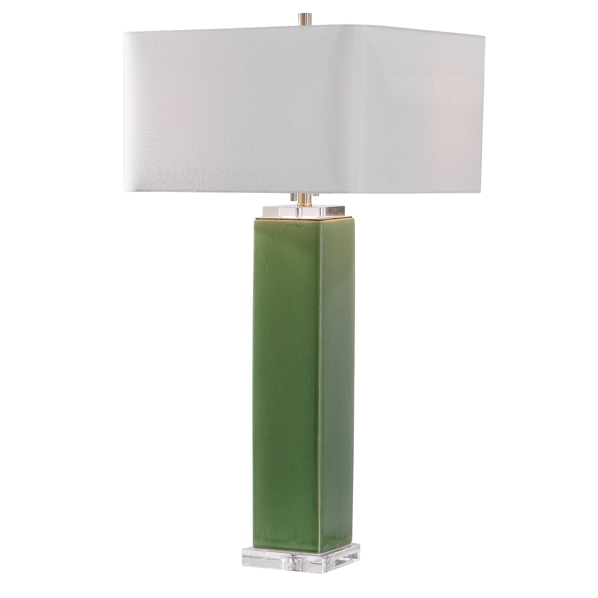 ANEEZA TROPICAL GREEN TABLE LAMP - Frankwebs