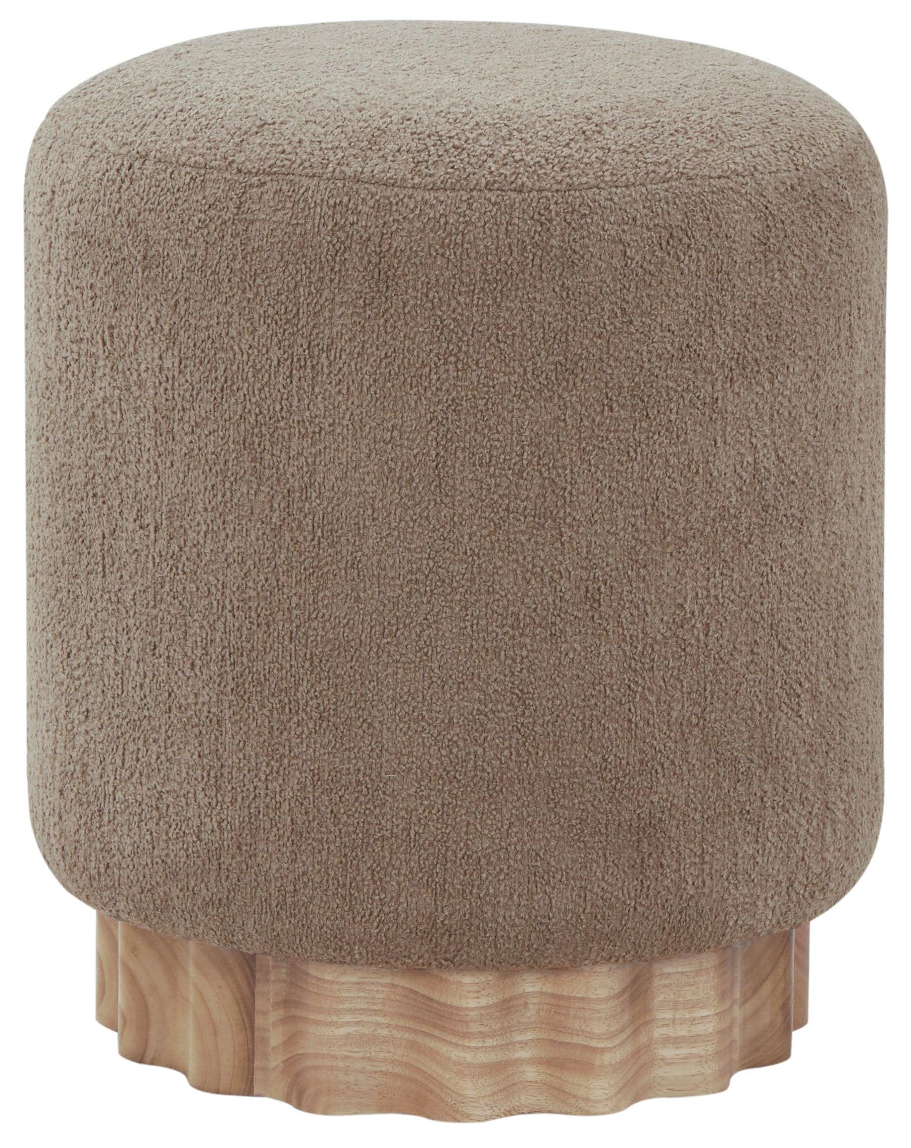 Nikolas Round Boucle Ottoman - Frankwebs