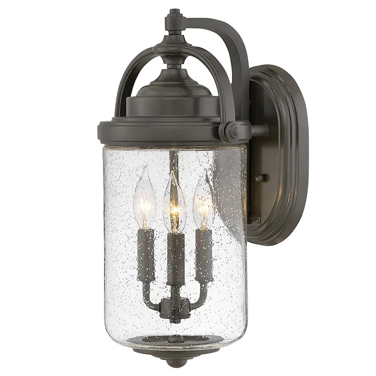 Willoughby Three-Light Large Outdoor Wall-Mount Lantern - Frankwebs