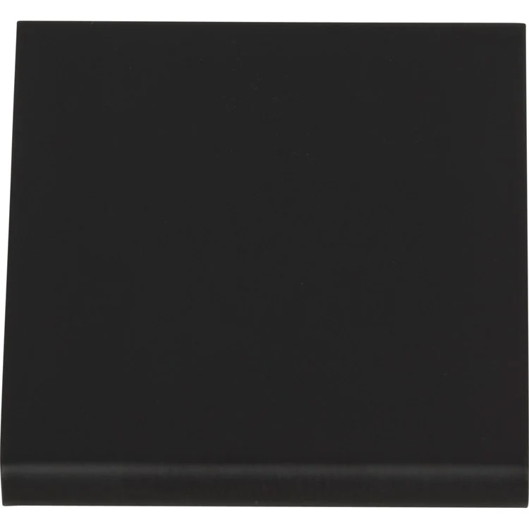 Drawer Pull Atlas Tab Edge Matte Black Aluminum 1-1/4 Inch 1-9/16 x 3/4 Inch - Frankwebs