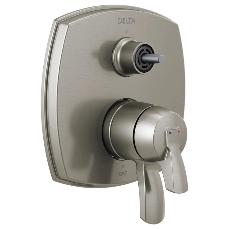 Diverter Trim Stryke 17 Series 3 Functions Lumicoat Champagne Bronze 2 Lever ADA for MultiChoice Universal R22000 Series Rough Valve - Frankwebs