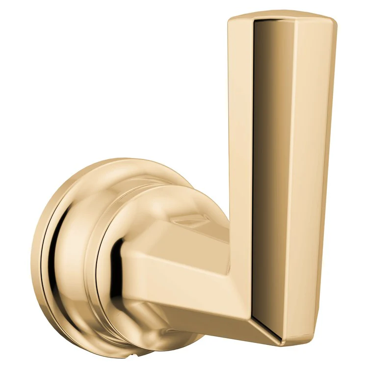 Robe Hook Beauclere Single Brilliance Black Onyx 3 Inch Wall Mount Metal - Frankwebs