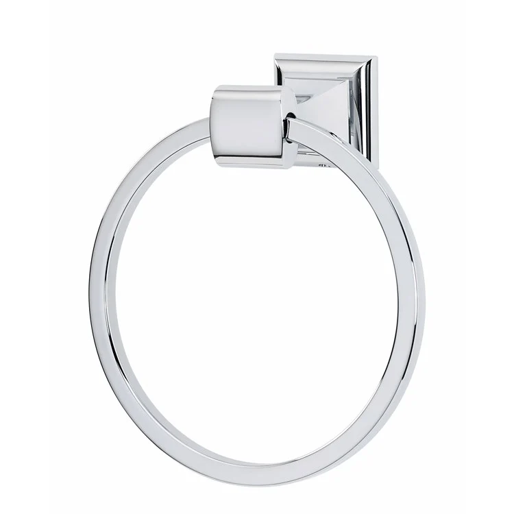 Towel Ring Manhattan Bath 6-1/8 Inch Polished Chrome Brass 3 Inch - Frankwebs
