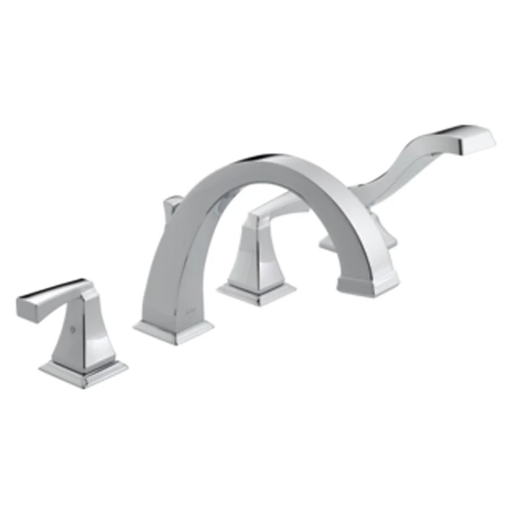 Dryden Two Handle 4-Hole Roman Tub Faucet with Handshower - Frankwebs