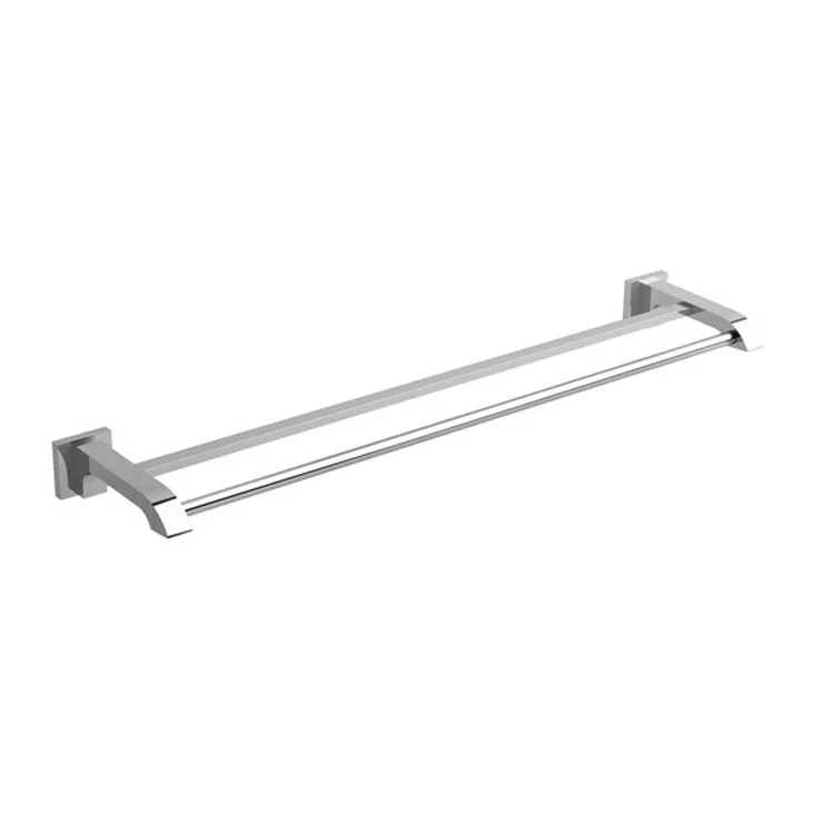 Towel Bar Zendo 24 Inch Double Chrome Zinc - Frankwebs