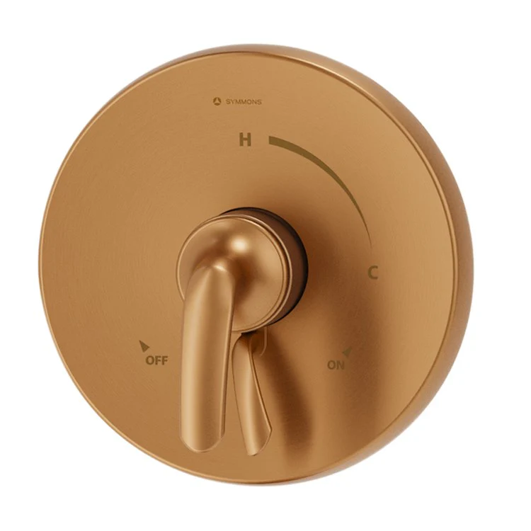 Shower Valve Trim Elm with VersaFlex Integral Diverter 1 Lever Brushed Bronze ADA for S261/262 Series Temptrol VersaFlex Shower Valve - Frankwebs