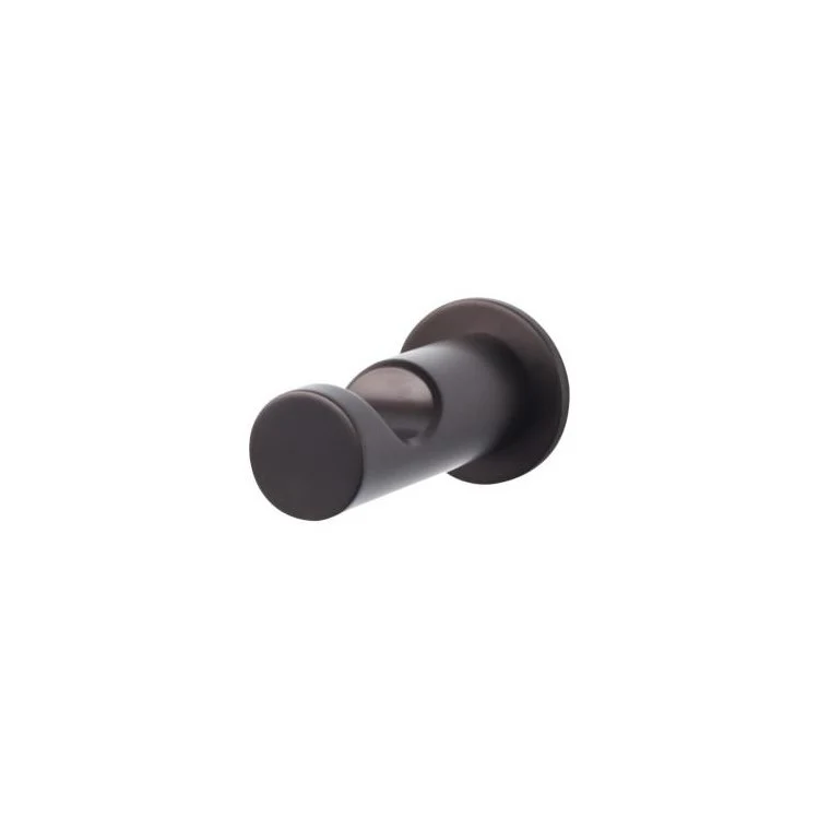 Robe Hook Hopewell Bath Single Flat Black 1-1/2 Inch 2-7/8 Inch Wall Mount Zinc Alloy - Frankwebs