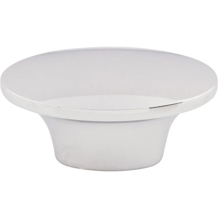 Knob Dakota Oval Brushed Satin Nickel Zinc Alloy 1-1/2 x 4/5 x 4/5 Inch 4/5 Inch - Frankwebs