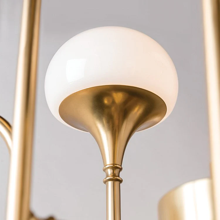 Fleming Eight-Light Semi-Flush Mount Ceiling Fixture - Frankwebs