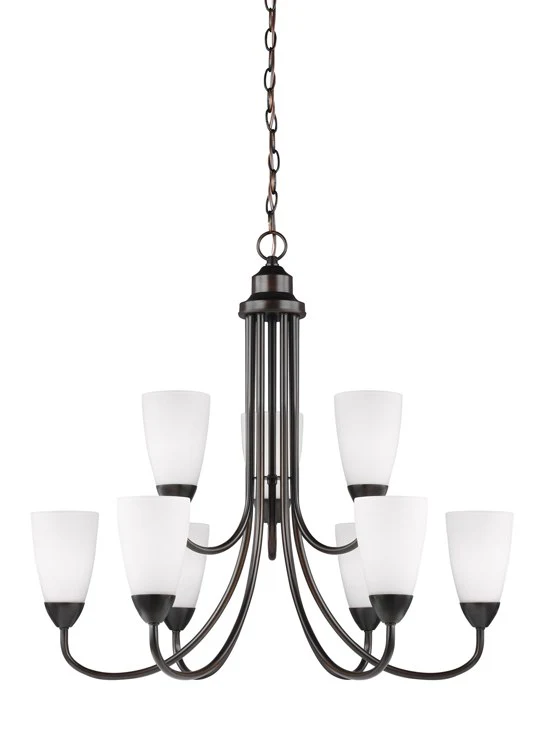 Seville Nine-Light Two-Tier LED Chandelier - Frankwebs