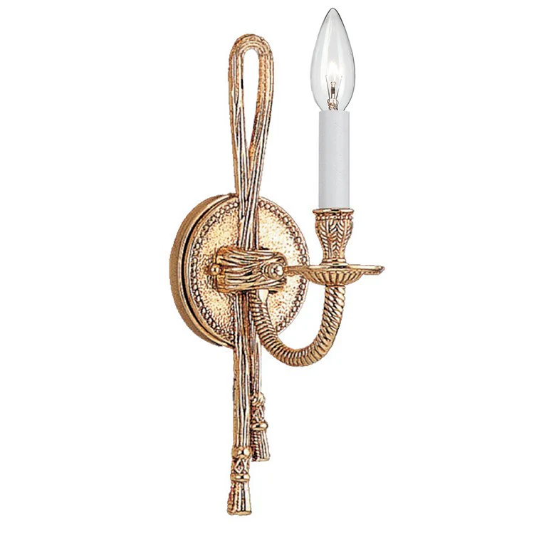 Cast Brass Single-Light Wall Sconce - Frankwebs