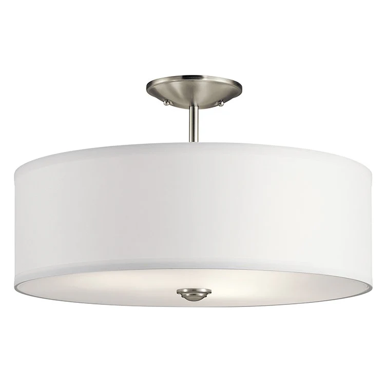 Shailene Three-Light Semi-Flush Mount Ceiling Fixture - Frankwebs