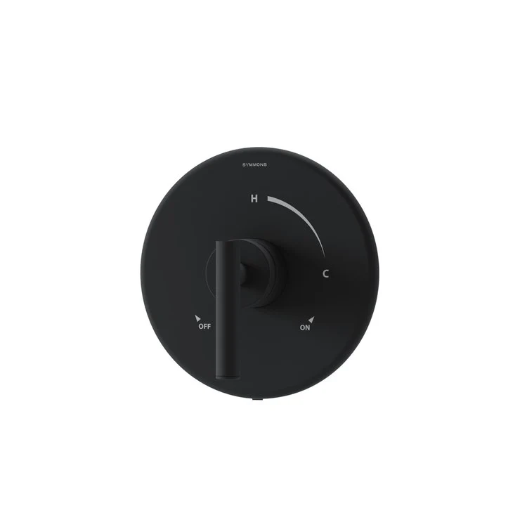 Shower Valve Trim Dia for Test Cap Valve 1 Lever Matte Black ADA for 161/162 Series Temptrol Shower Valve - Frankwebs