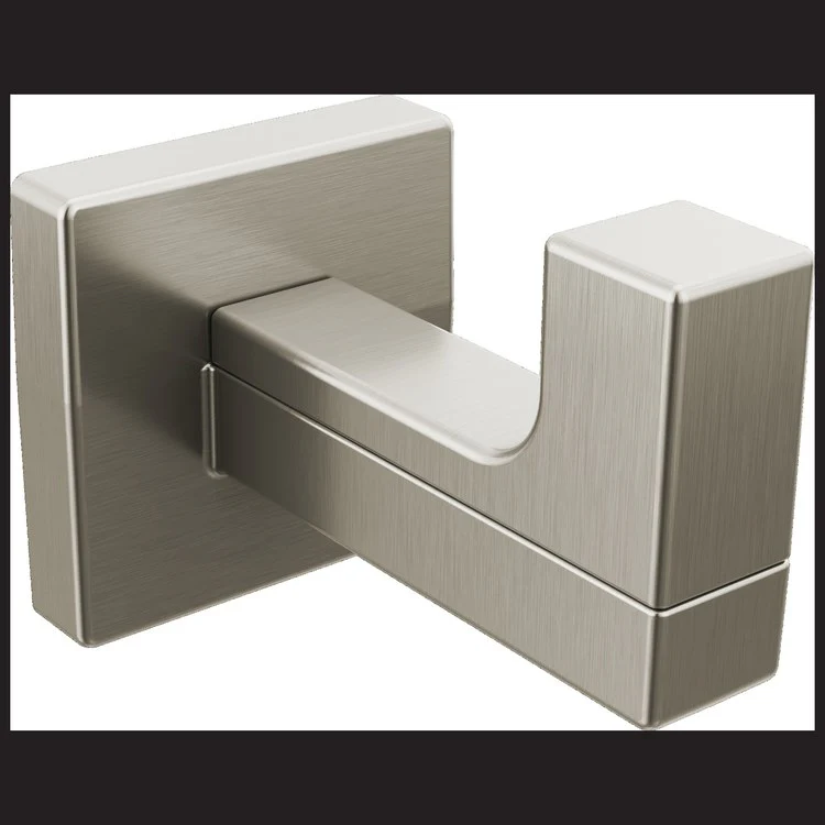 Robe Hook Frank Lloyd Wright Brilliance Luxe Nickel 1-1/2 Inch 2-5/16 Inch Wall Mount Metal - Frankwebs