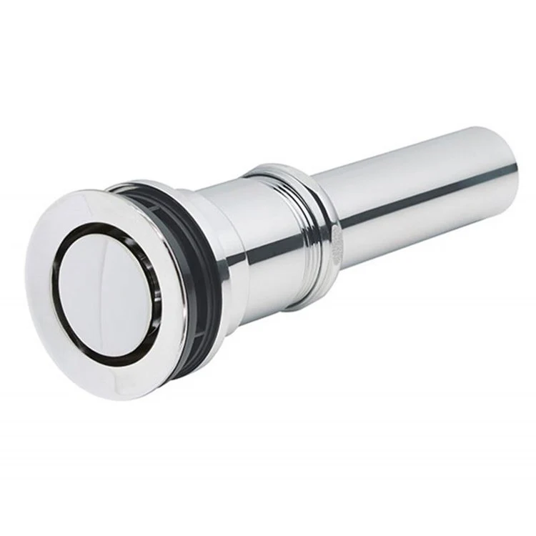 Lavatory Drain ZeroDrain Pop Down Fully Finished 2-1/4 Inch Polished Chrome Brass for Overflow or Less Overflow Sinks - Frankwebs