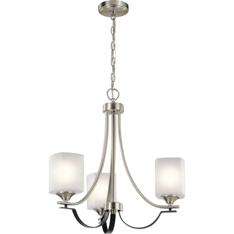 Tula Three-Light Chandelier/Semi-Flush Mount Ceiling Fixture - Frankwebs